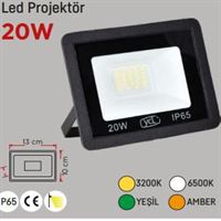 20W 220V SMD LED  PROJEKTÖR YEŞİL 1